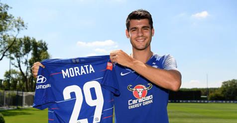 LUCKY NUMBER: Alvaro Morata ditches number 9 Jersey for 29