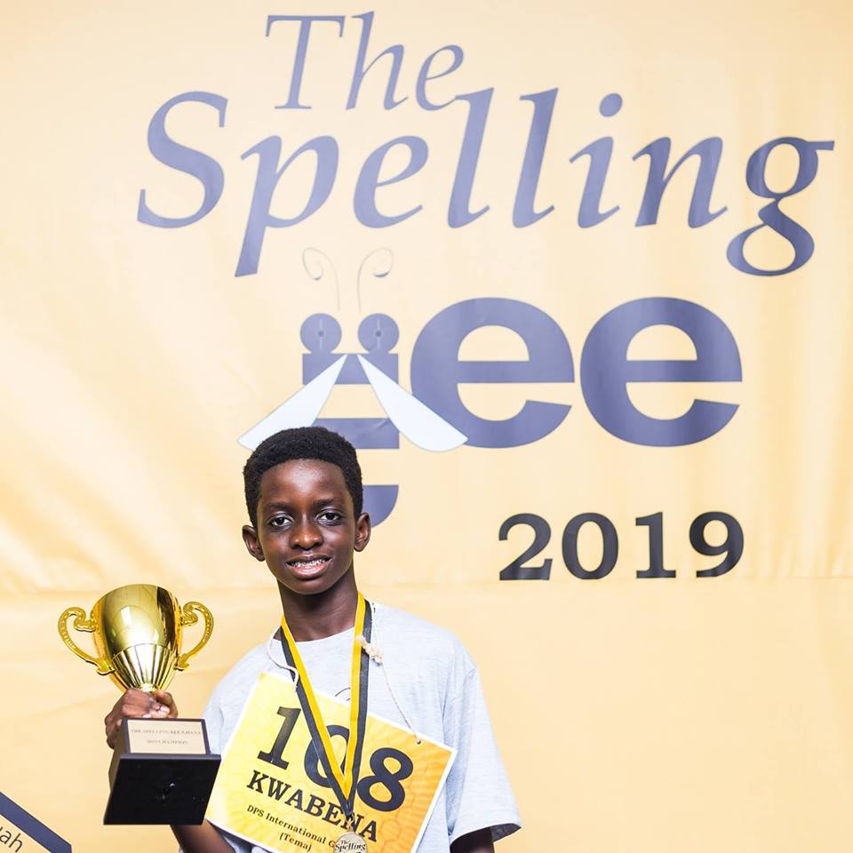 Kwabena Adu Darko-Asare takes over from Shifa Amankwa-Gabbey as the 2019 Spelling Bee Champion.