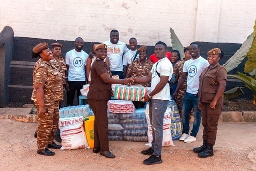 Andrica Records and Fama Kwame donate to female inmates of Kumasi Central Prison